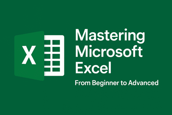 Mastering Microsoft Excel: From Beginner to Advanced
